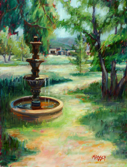 Toas Pathway, 24" x 18", oil on canvas