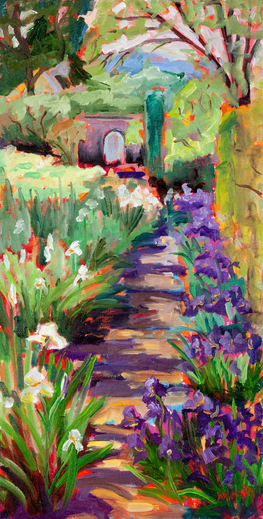 The Iris Have It, plein air